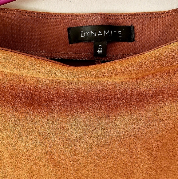 Suede Mini Skirt - Picture 2 of 3